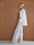 LINEN MIX PAJAMA PT /Y251-31012